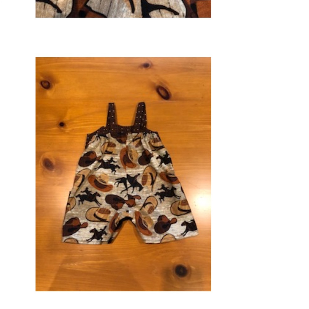 Baby Boy Cowboy Western Romper